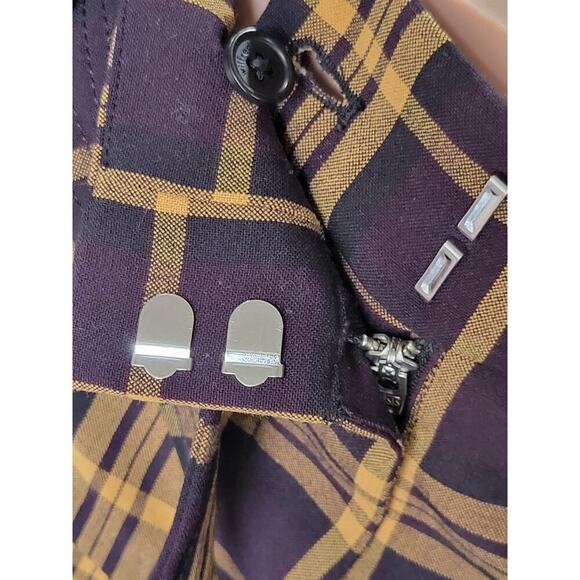 Aritzia Wilfred Women's Darontal Plaid Trouser Pants Size‎ 6 High Rise Career - Picture 9 of 12